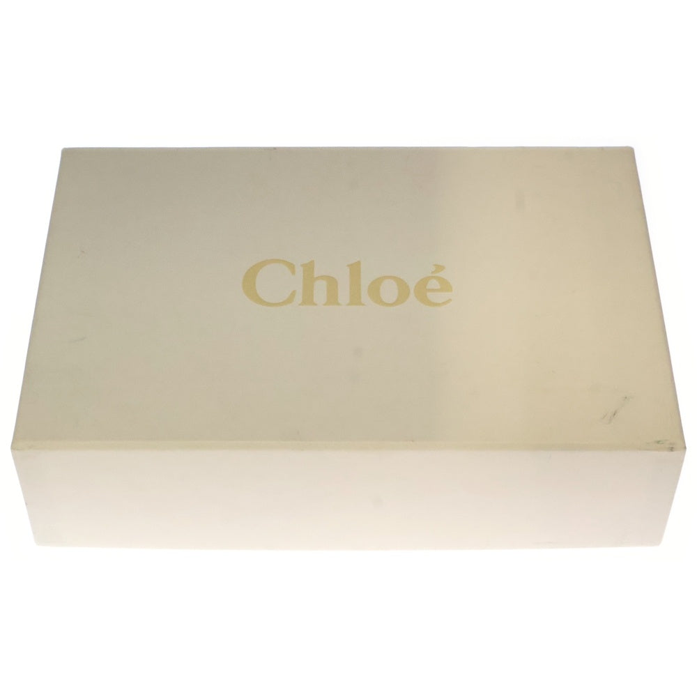 Chloe(クロエ) リリィ メタルリボン ラウンドジップ ロングウォレット 長財布 レディース ピンクベージュ