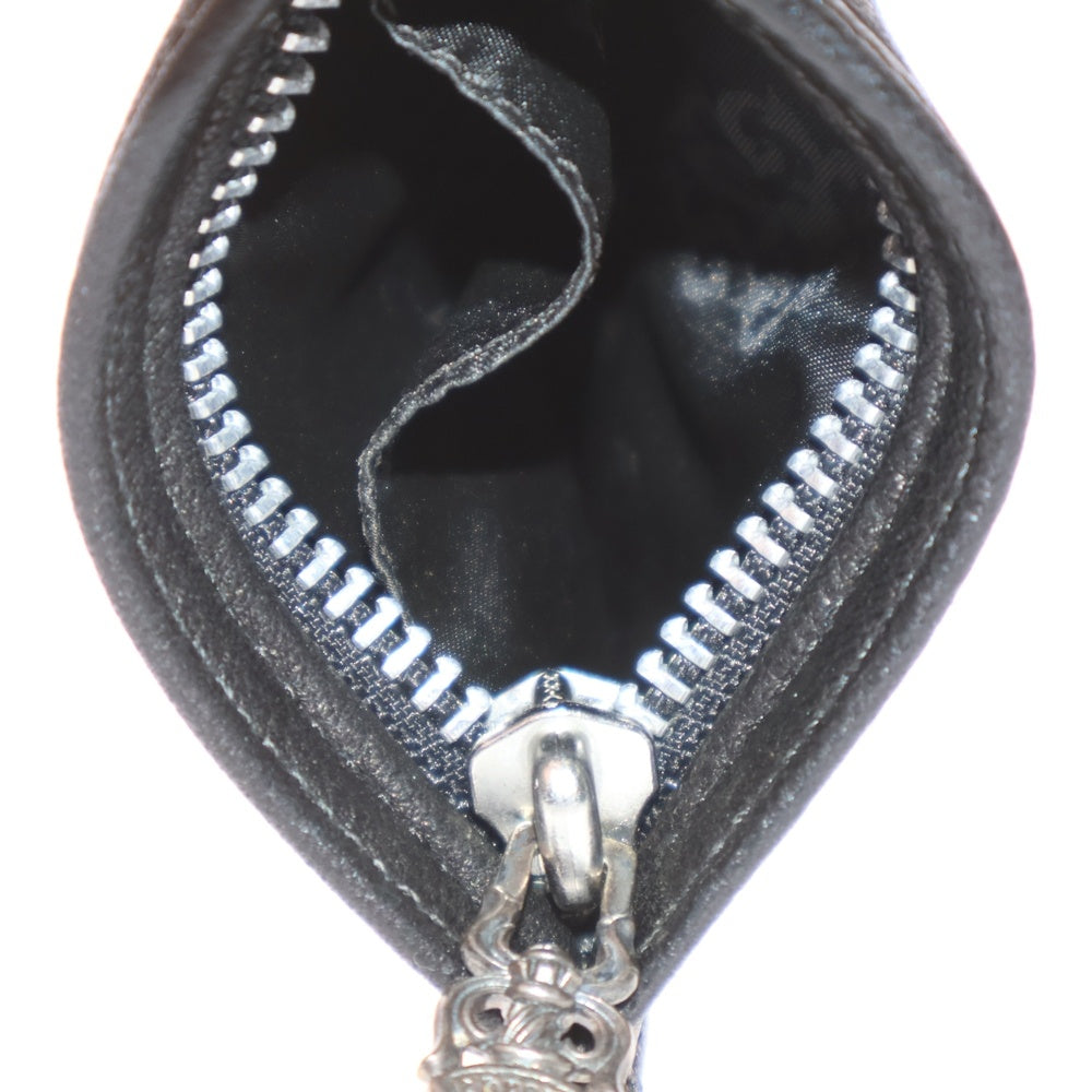 CHROME HEARTS(クロムハーツ) ZPR CHNG PURSE2 チェンジパース #2ダガージップコインケース レザー ブラック