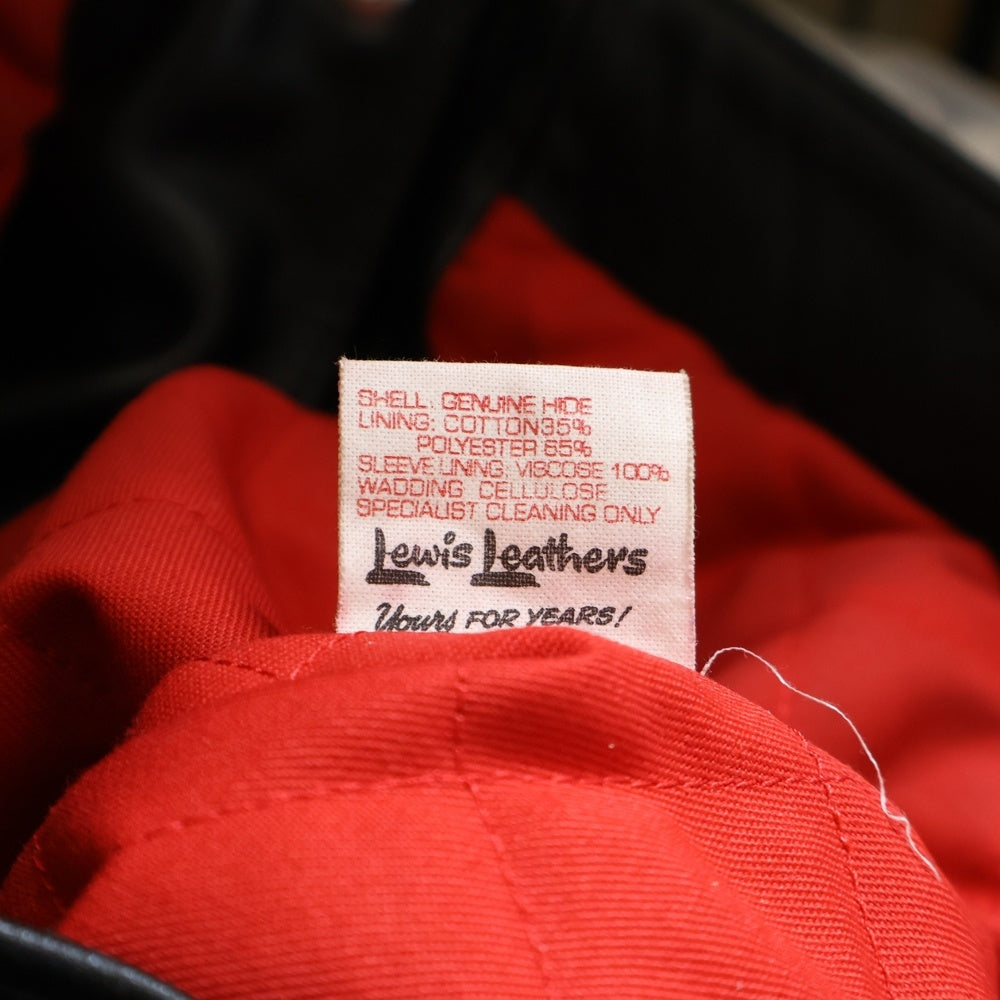 Lewis Leathers(ルイスレザー) 391T LIGHTNING TIGHT FIT ライトニング タイトフィット カウハイド ダブルライダース レザージャケット ブラック