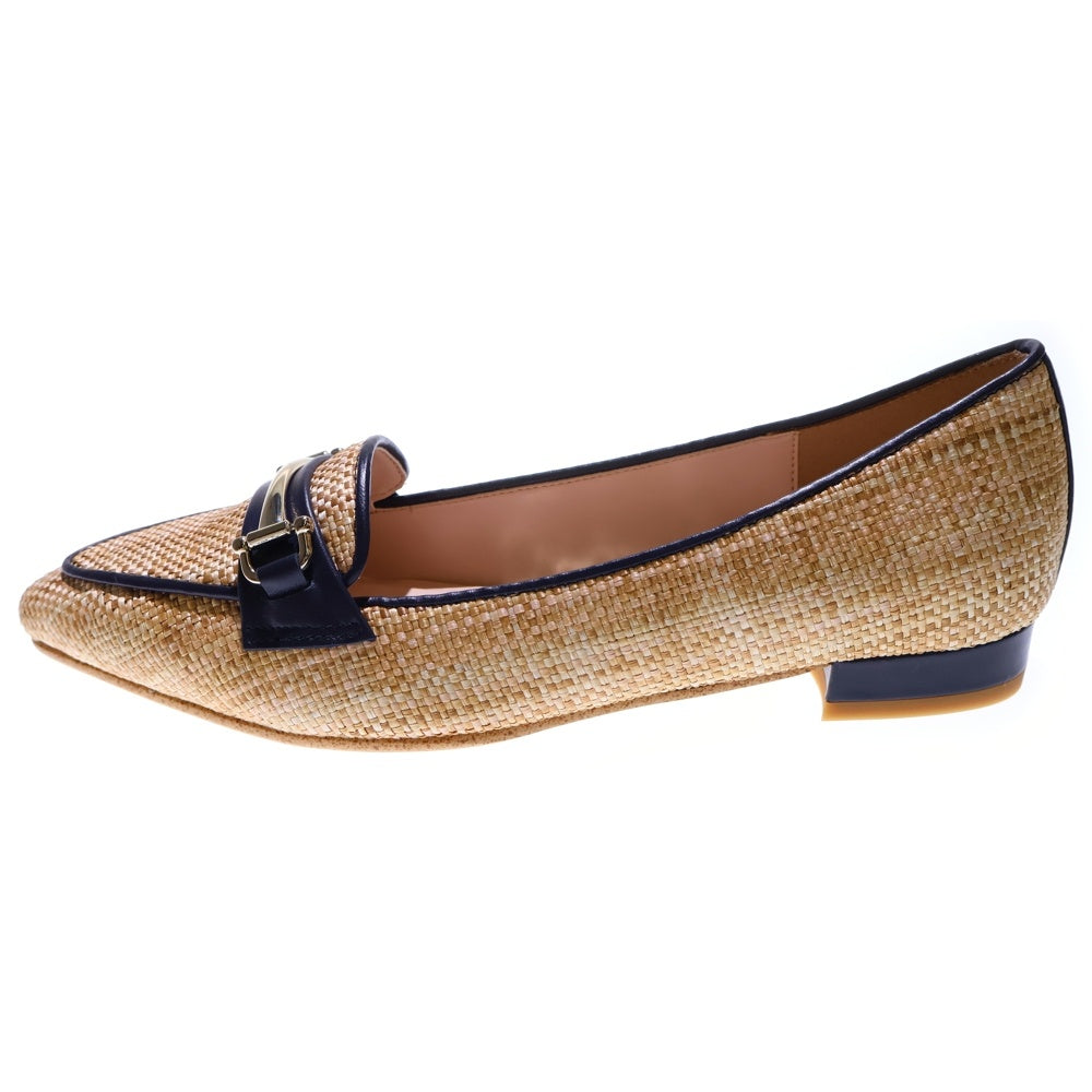 DIANA(ダイアナ) パナマ フラットローファー シューズ レディース FA42310 ベージュ