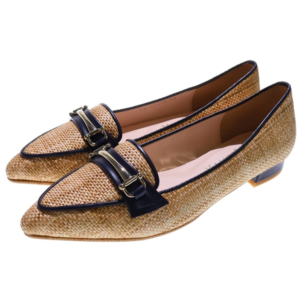 DIANA(ダイアナ) パナマ フラットローファー シューズ レディース FA42310 ベージュ