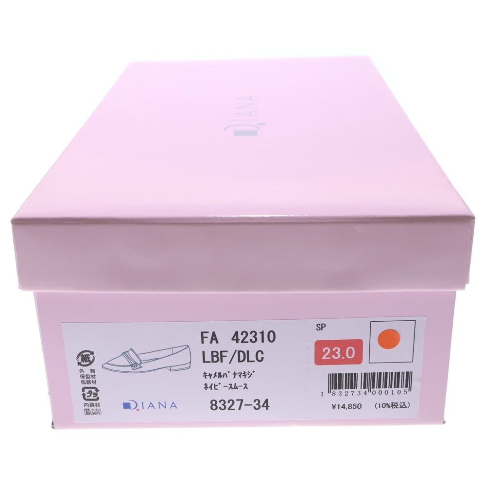 DIANA(ダイアナ) パナマ フラットローファー シューズ レディース FA42310 ベージュ