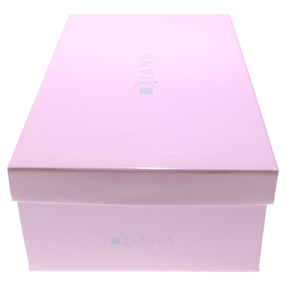 DIANA(ダイアナ) ポインンテッドトゥ エンブロイダリー パンプス ヒール シューズ レディース ベージュ