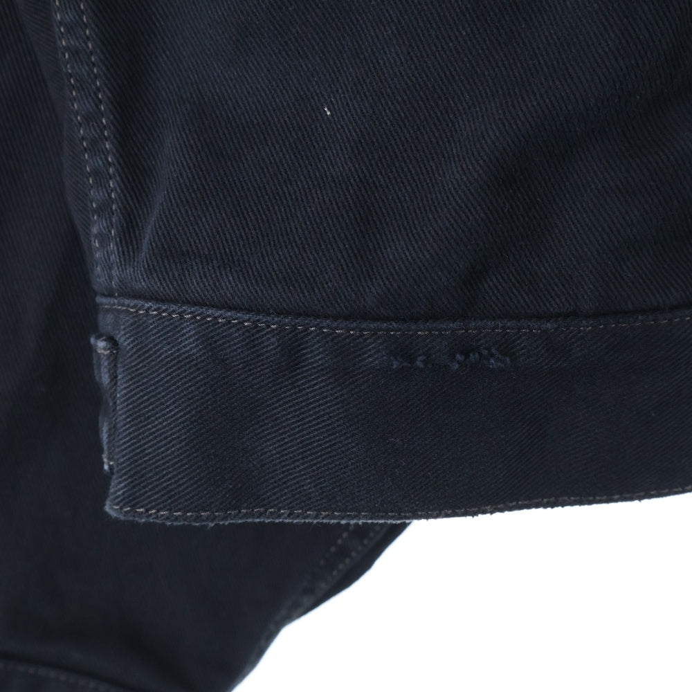 BALENCIAGA(バレンシアガ) 22AW デニムプルオーバージャケット パーカー ブラック 719313