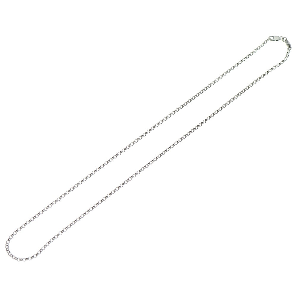CHROME HEARTS(クロムハーツ) NECKCHAIN R18 ロールチェーンネックレス 18inch シルバー BCA083