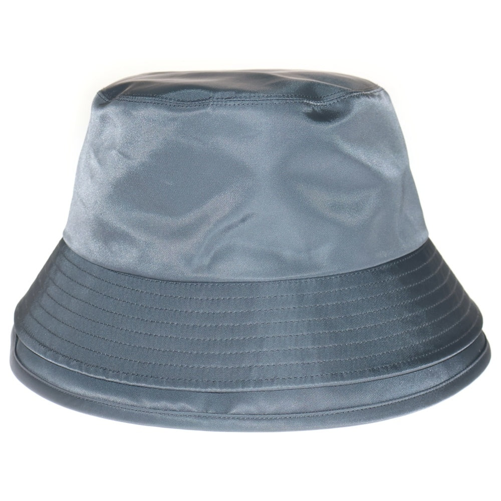 Sacai(サカイ) NYLON TWILL DOUBLE BR ロゴ刺繍 ナイロンバケットハット 帽子 グレー 23-0599S