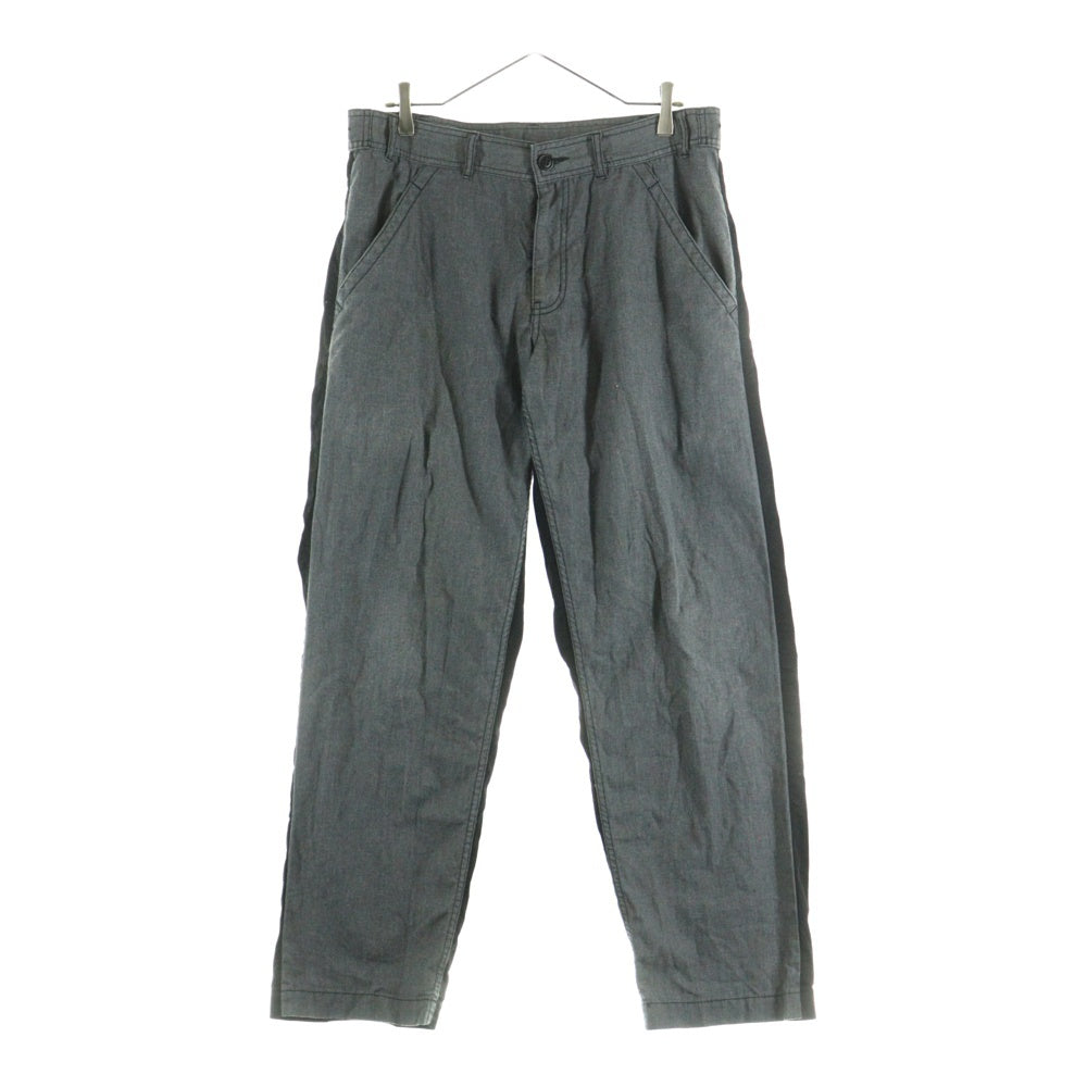 BLACK COMME des GARCONS(ブラックコムデギャルソン) バイカラー コットンパンツ ブラック/グレー 1I-P219