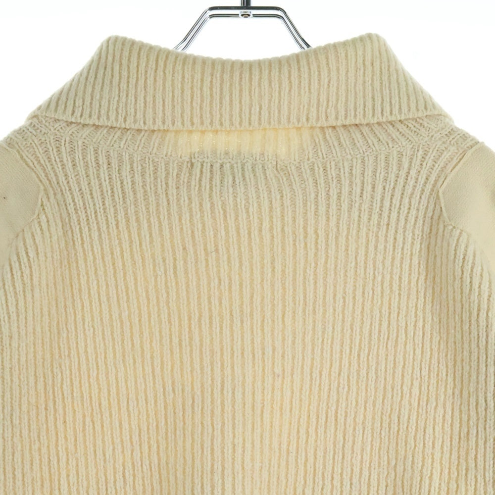 STONE ISLAND(ストーンアイランド) 90S グリーンエッジロゴワッペン タートルネックニット セーター アイボリー 21155F54