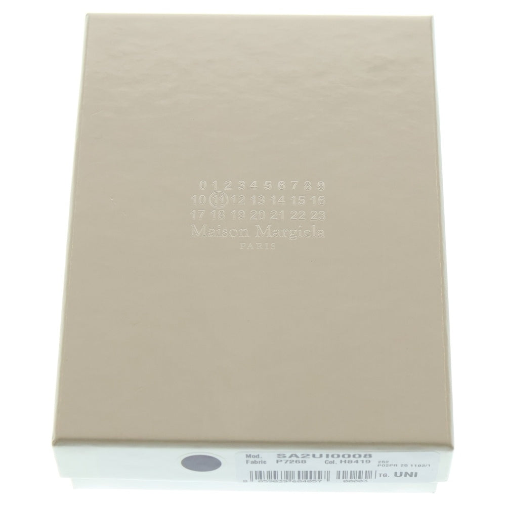 Maison Margiela 1(メゾンマルジェラ) 25AW WALLET 2 MEDIUM 4ステッチ レザーカードケース ウォレット ブラック SA2UI0008