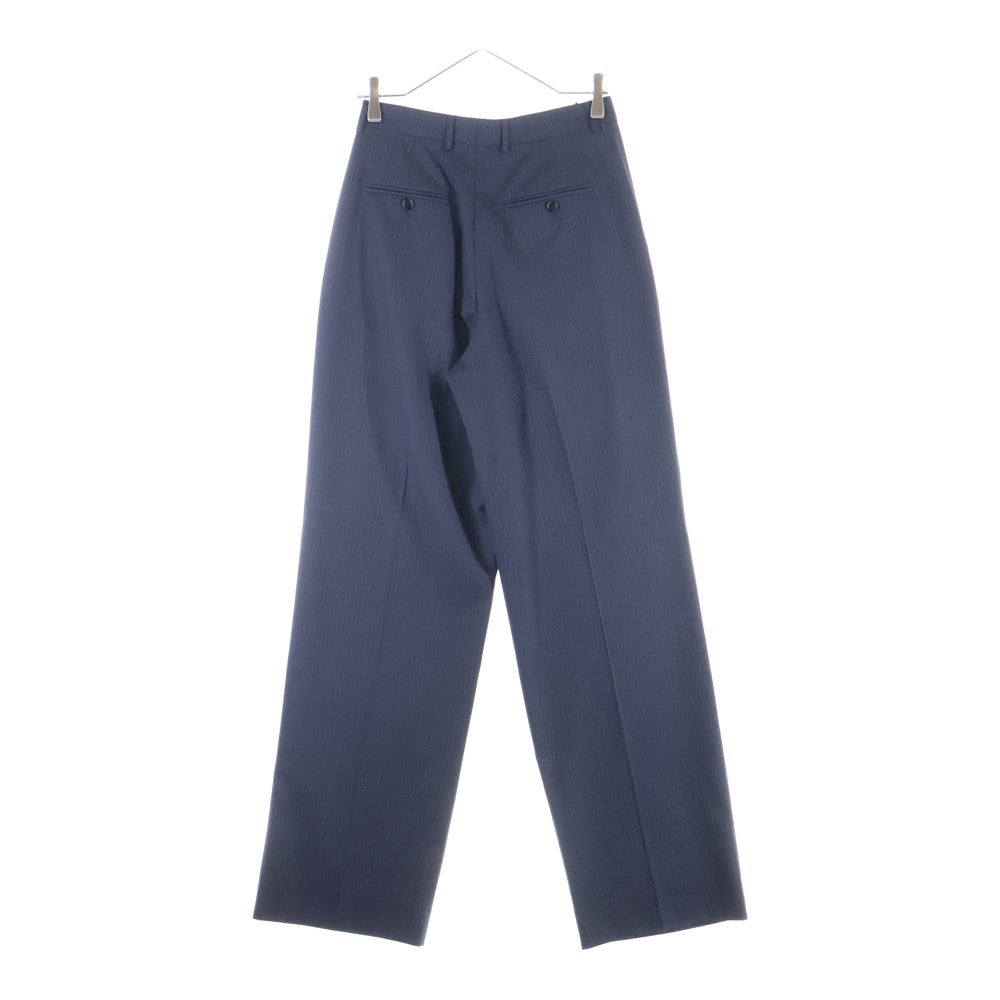 CELINE(セリーヌ) ストライプ スラックスパンツ ネイビー 2P718503R