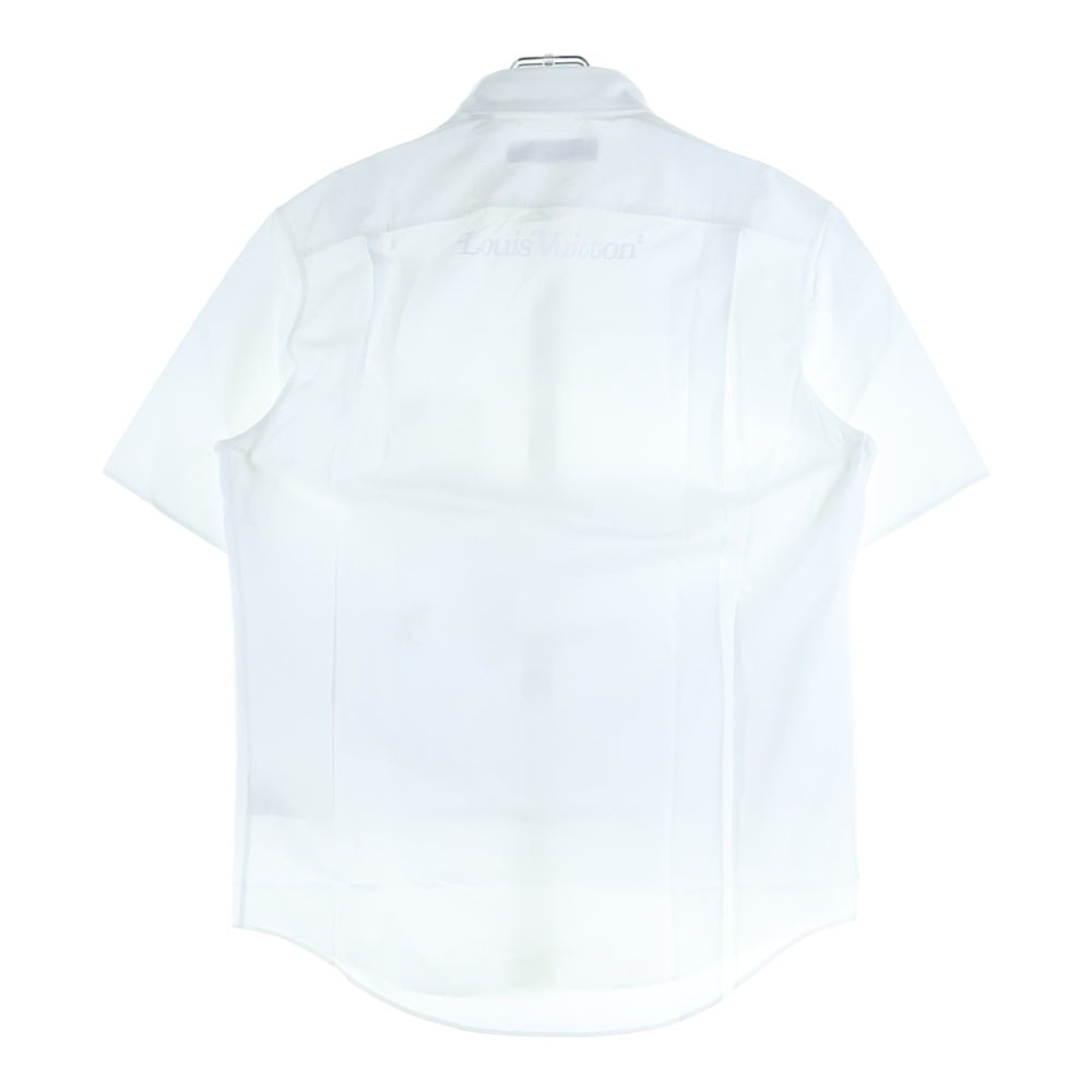 LOUIS VUITTON(ルイヴィトン) 20AW ×NIGO ニゴ 刺繍デザイン 半袖シャツ ホワイト RM202M NLZ HJS09W