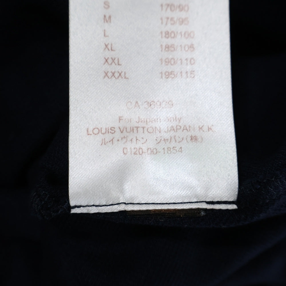 LOUIS VUITTON(ルイヴィトン) 17SS ×CHAPMAN BROTHER チャップマンブラザーズ アニマル刺繍 半袖ポロシャツ ネイビー RM171M JEA HBY36W