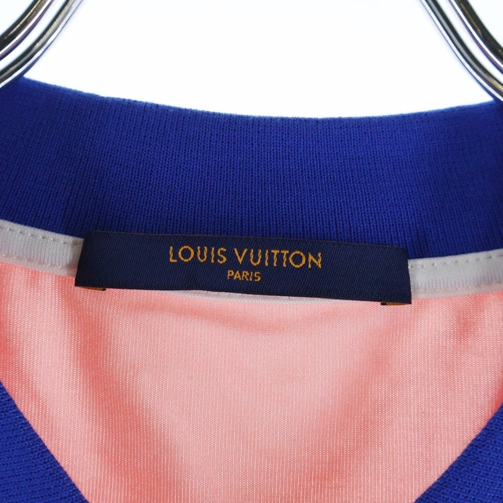 LOUIS VUITTON(ルイヴィトン) 21AW Equipe LV Polo ユニフォームデザイン 半袖ポロシャツ カットソー マルチ RM212 FB3 HLY76W