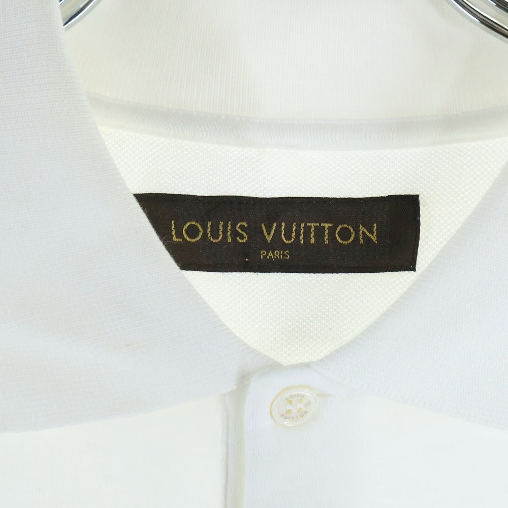 LOUIS VUITTON(ルイヴィトン) 14AW ダミエポケット 半袖ポロシャツ カットソー ホワイト RM142Q H6Y46WCMS