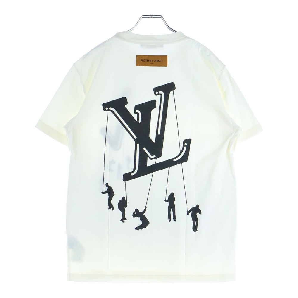 LOUIS VUITTON(ルイヴィトン) 21SS LVフロウティングプリント 半袖Tシャツ カットソー ホワイト RM211 NPG HKY86W