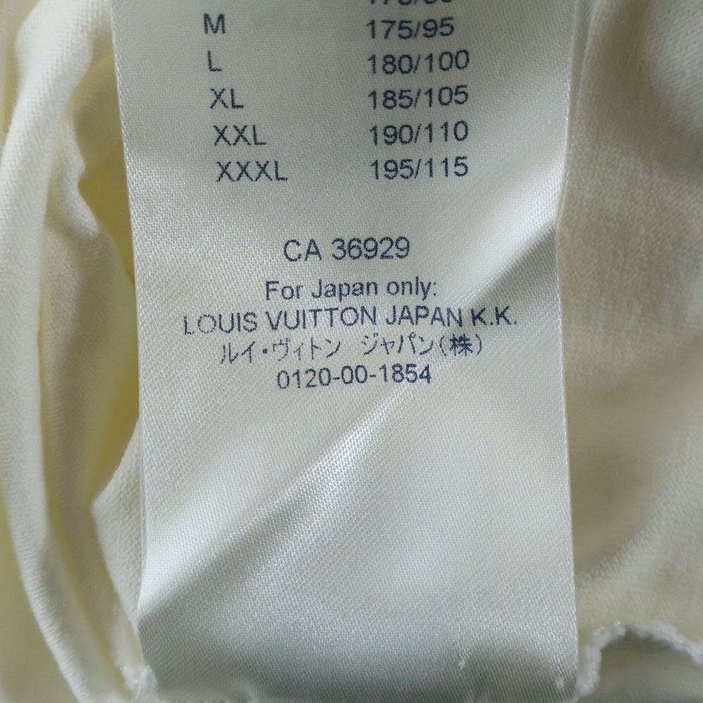 LOUIS VUITTON(ルイヴィトン) 21SS LVフロウティングプリント 半袖Tシャツ カットソー ホワイト RM211 NPG HKY86W