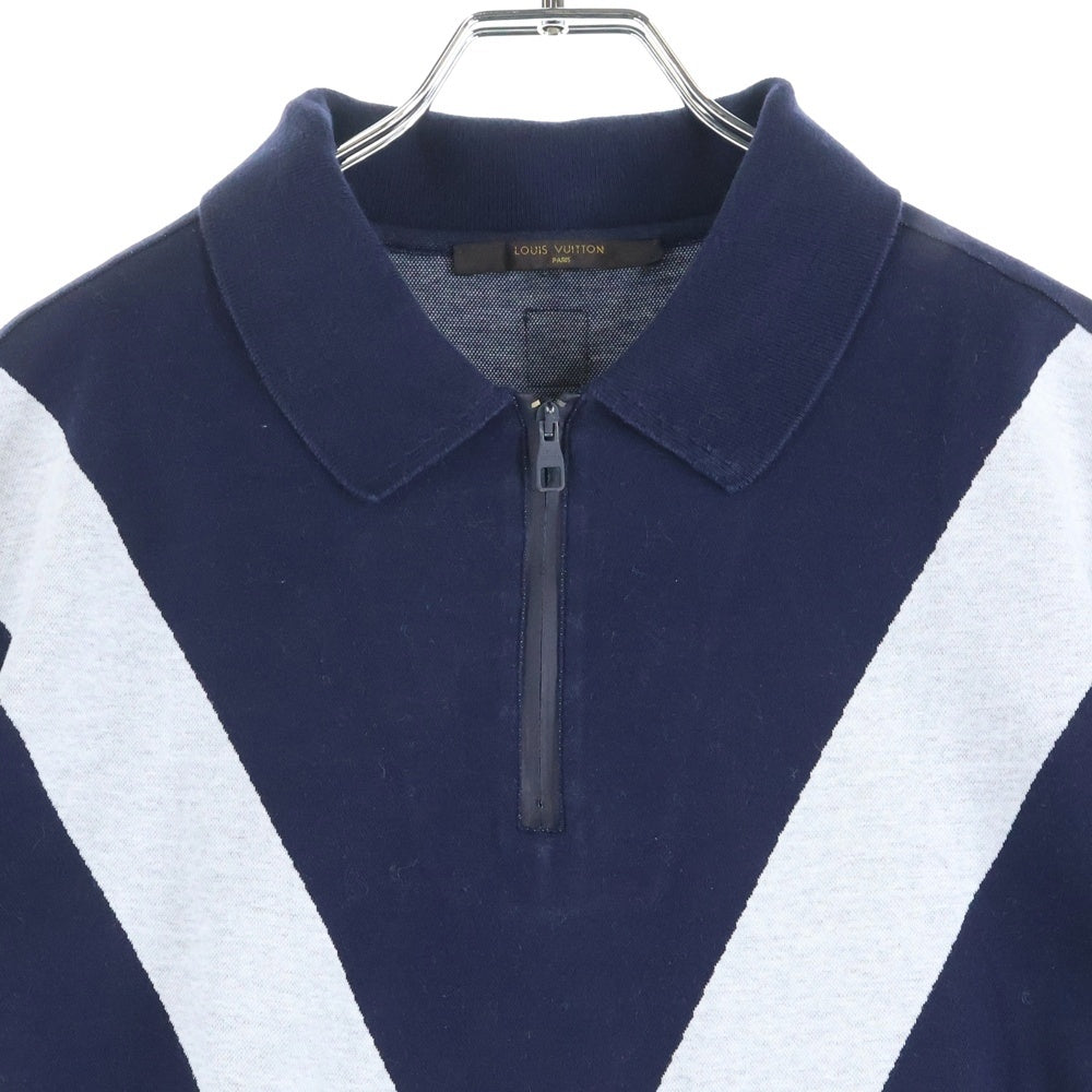 LOUIS VUITTON(ルイヴィトン) アメリカズカップ Vロゴ 半袖ポロシャツ ネイビー H9Y67WJII