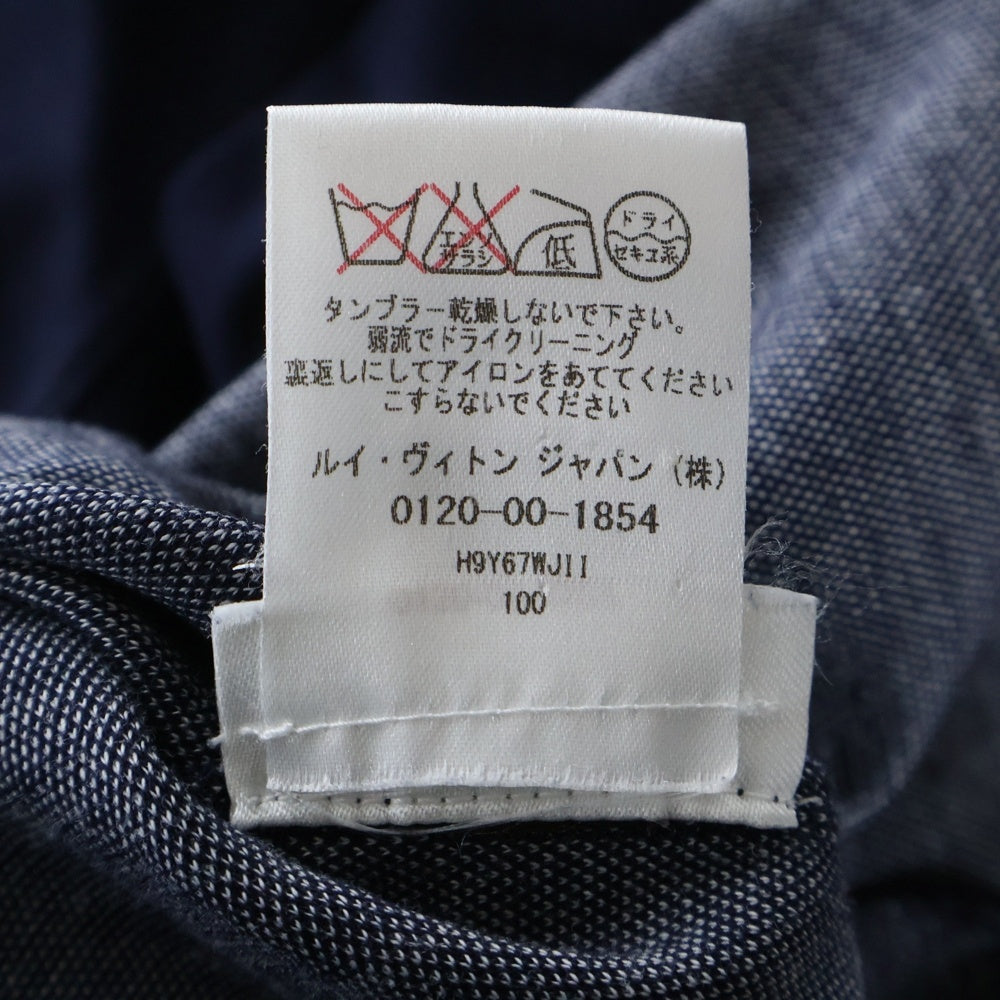 LOUIS VUITTON(ルイヴィトン) アメリカズカップ Vロゴ 半袖ポロシャツ ネイビー H9Y67WJII