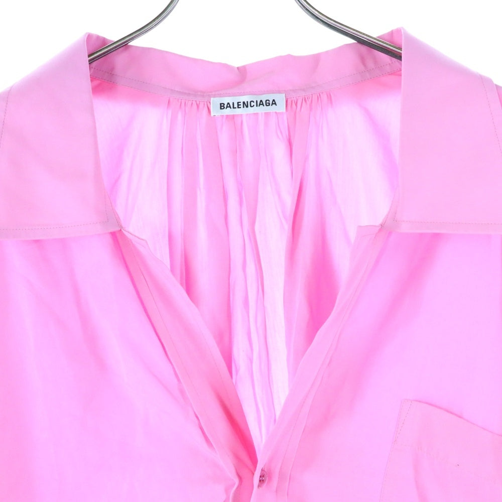 BALENCIAGA(バレンシアガ) スウィングシャツ オーバーサイズ 長袖シャツ ピンク 601836