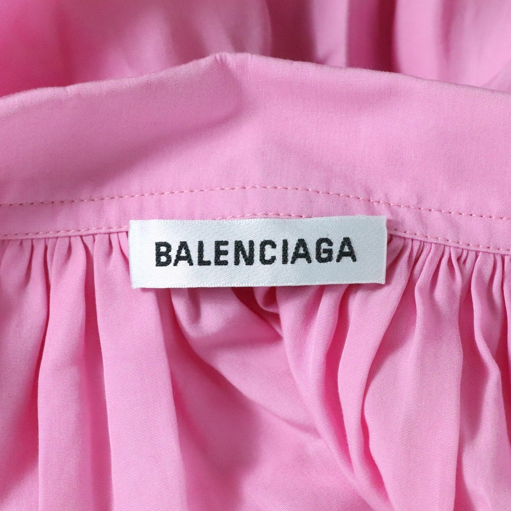 BALENCIAGA(バレンシアガ) スウィングシャツ オーバーサイズ 長袖シャツ ピンク 601836
