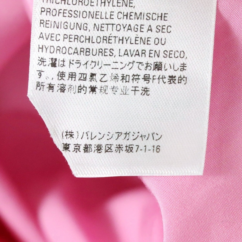 BALENCIAGA(バレンシアガ) スウィングシャツ オーバーサイズ 長袖シャツ ピンク 601836