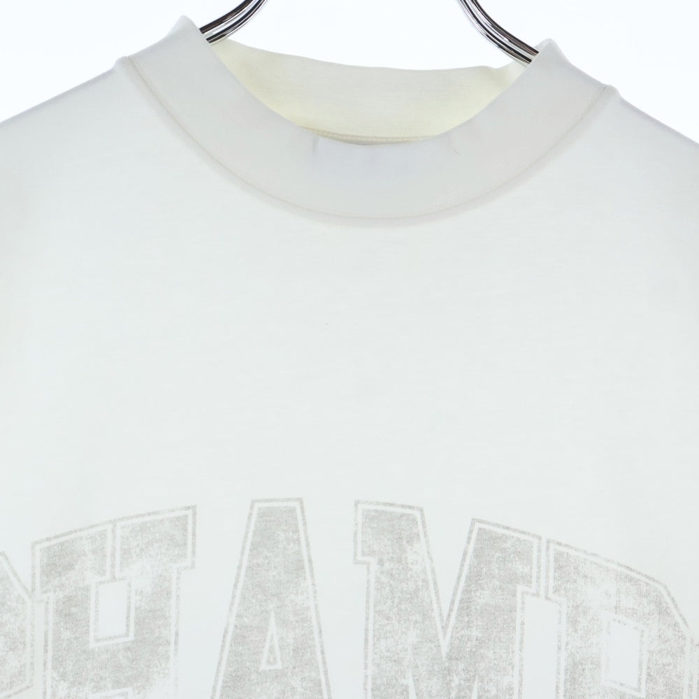 BALENCIAGA(バレンシアガ) 25SS Over Champs-Elysees T-Shirt フロントプリント 半袖Tシャツ カットソー ホワイト 787349 TRVN1