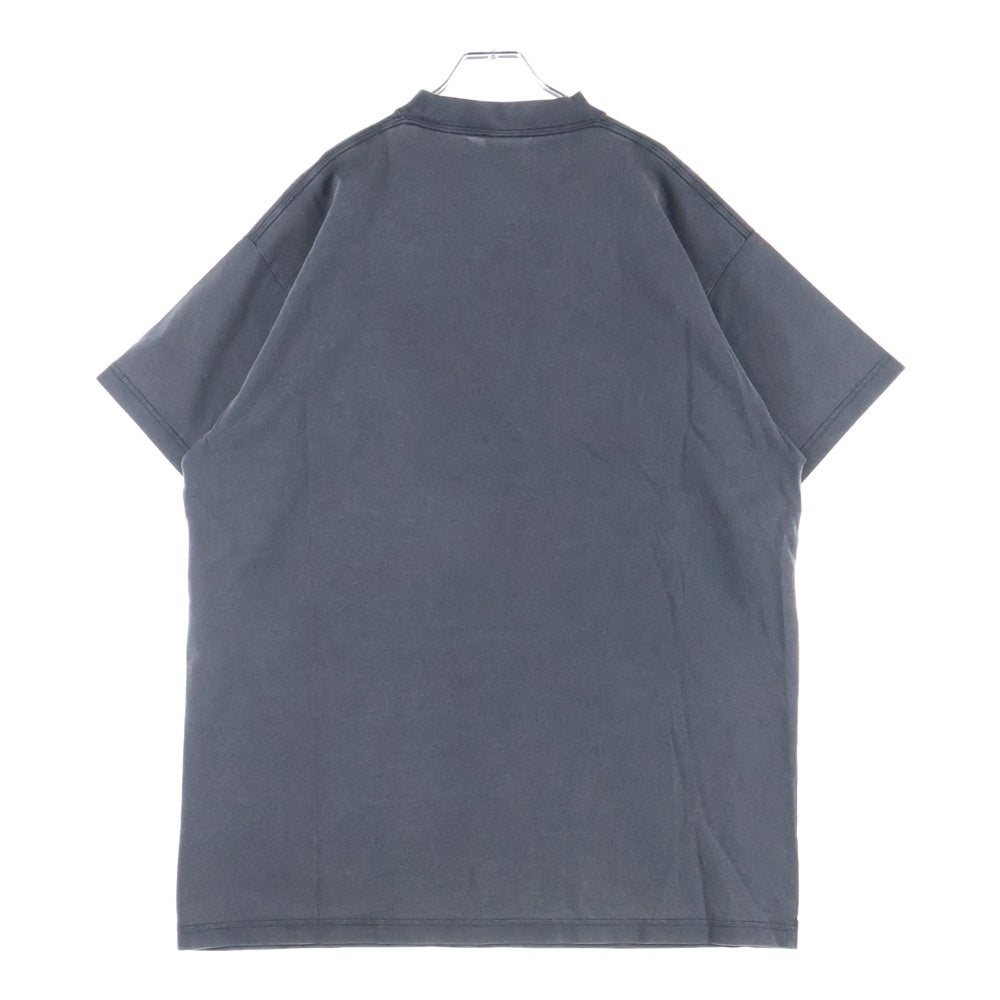 BALENCIAGA(バレンシアガ) パッチ刺繍 半袖Tシャツ カットソー ブラック 787349 TRVN3