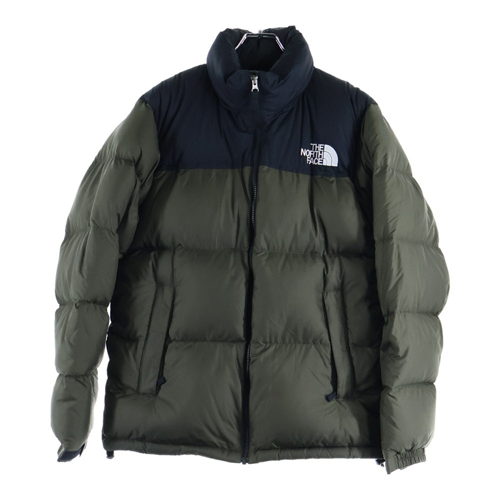 THE NORTH FACE(ザノースフェイス) ヌプシ ジップアップ フーデッド ダウンジャケット ND91841 カーキ