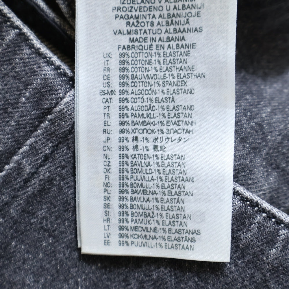 DIESEL(ディーゼル) DE-ELLY-S メタルDロゴ デニムブラトップ タンクトップ インナー グレー レディース