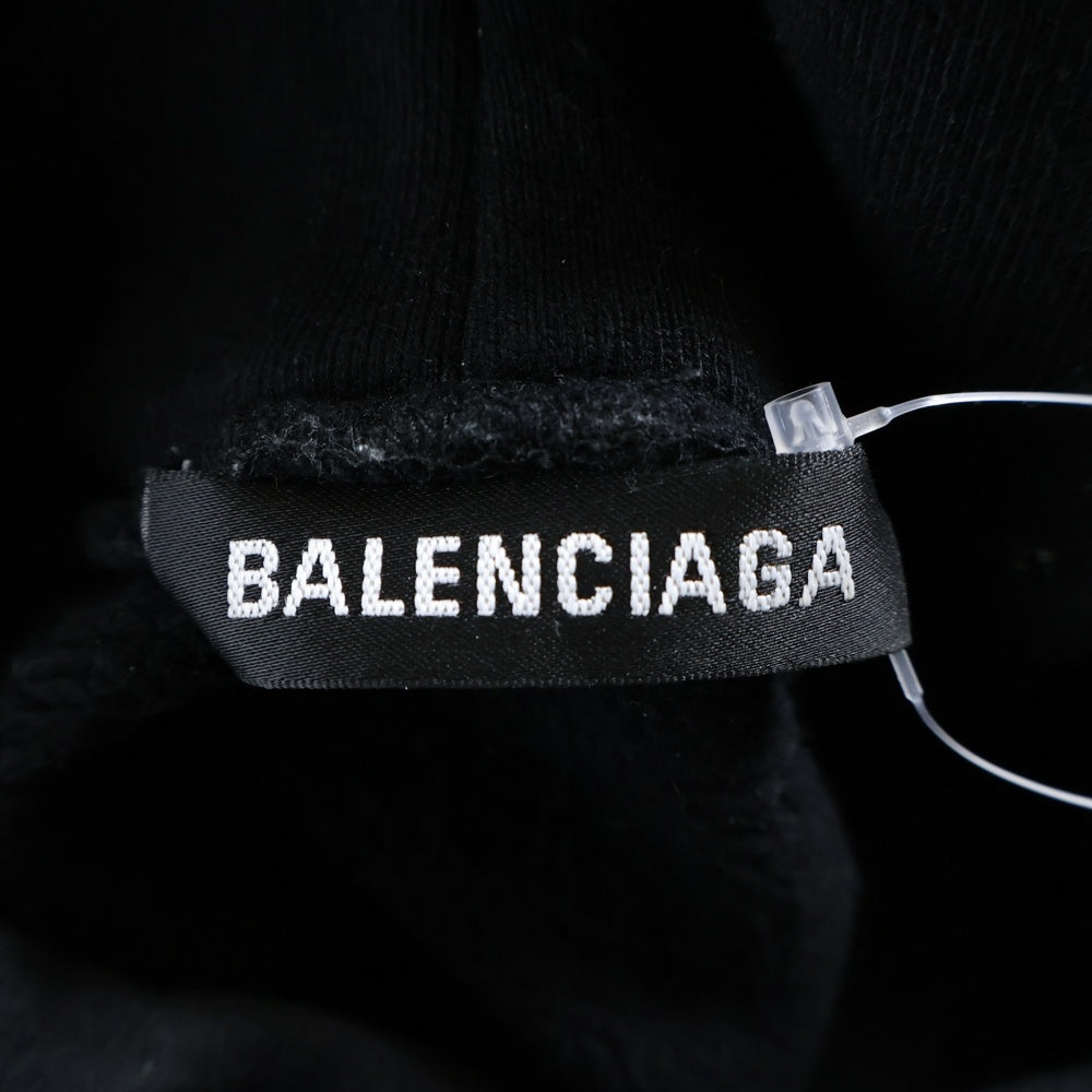 BALENCIAGA(バレンシアガ) 20AW WFP 裏起毛スウェットプルオーバーパーカー フーディー ブラック 600583 THV83