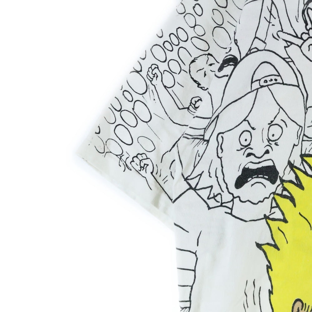 VINTAGE(ヴィンテージ) 90's BEAVIS AND BUTT-HEAD ビーバス アンド バットヘッド 半袖Tシャツ カットソー ホワイト