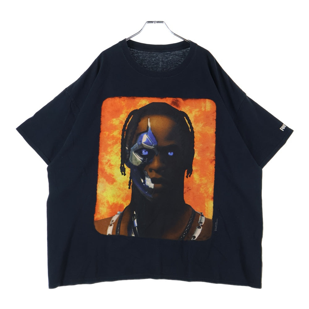 Cactus Jack(カクタスジャック) トラヴィス グラフィックプリント 半袖Tシャツ カットソー ブラック