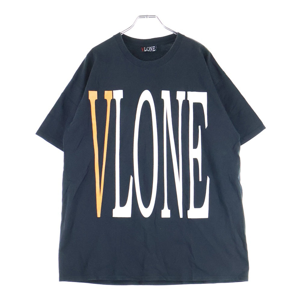 VLONE(ヴィーロン) ロゴプリント 半袖Tシャツ カットソー ブラック