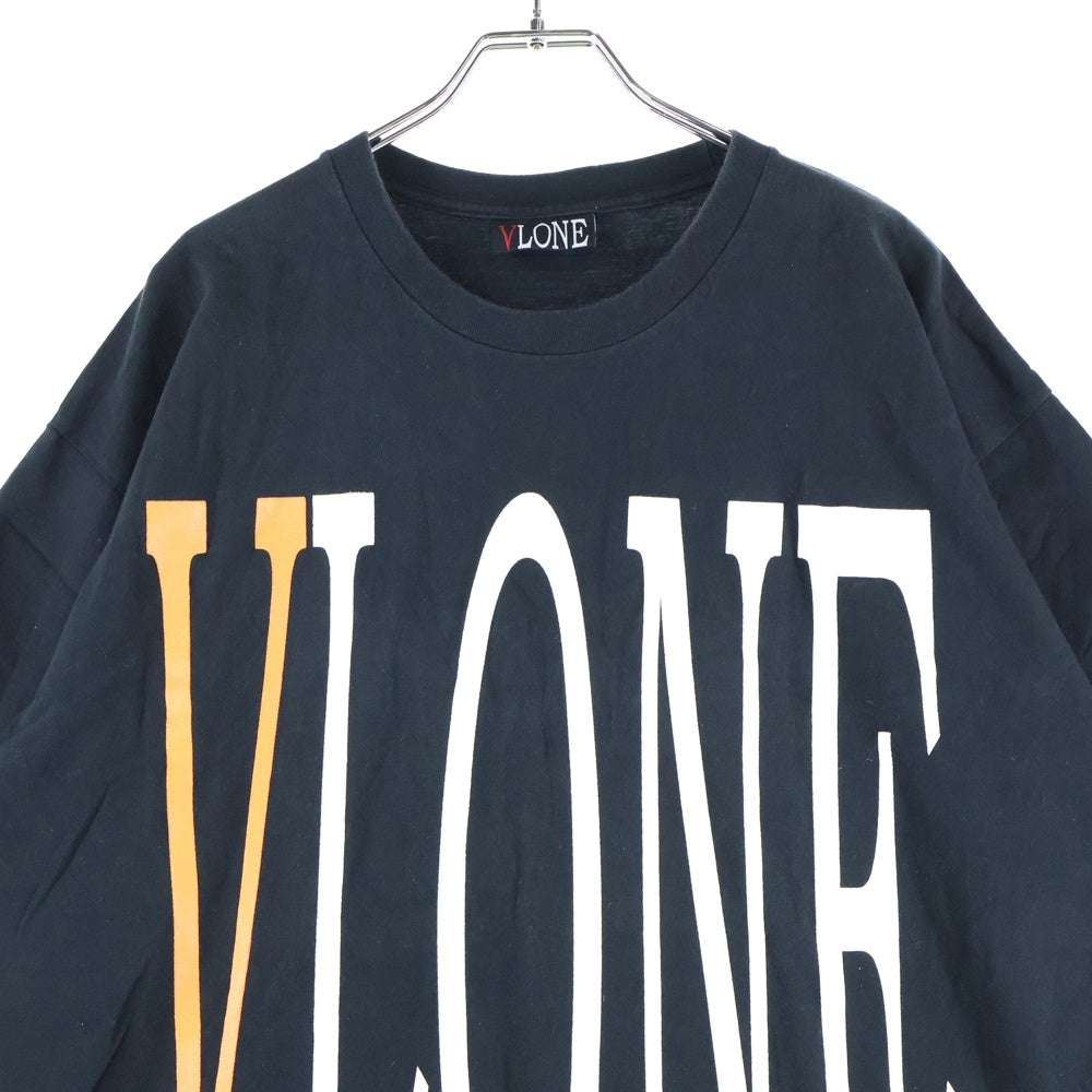 VLONE(ヴィーロン) ロゴプリント 半袖Tシャツ カットソー ブラック