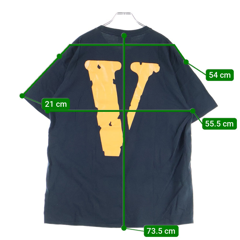 VLONE(ヴィーロン) ロゴプリント 半袖Tシャツ カットソー ブラック