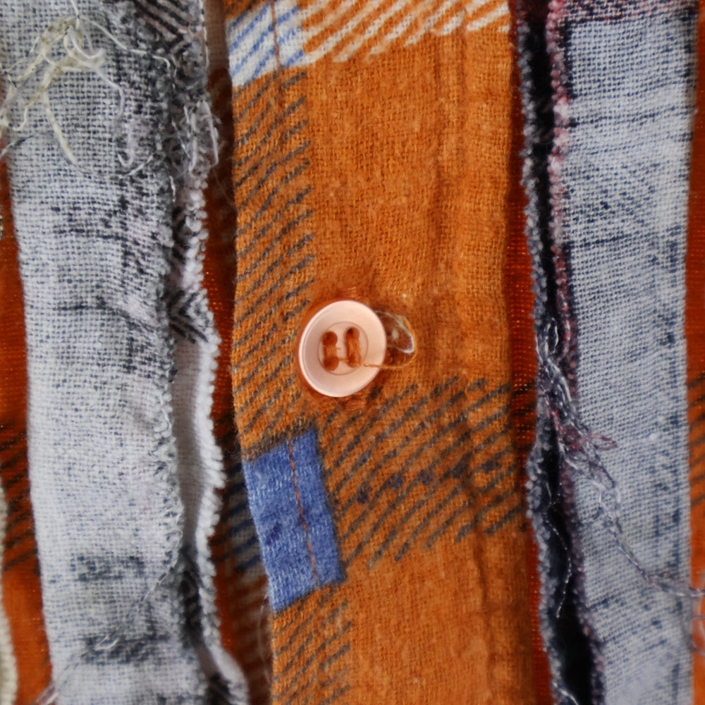 Rebuild by needles(リビルドバイニードルス) Flannel Shirt チェック柄 ネルシャツ 長袖シャツ マルチカラー GL293