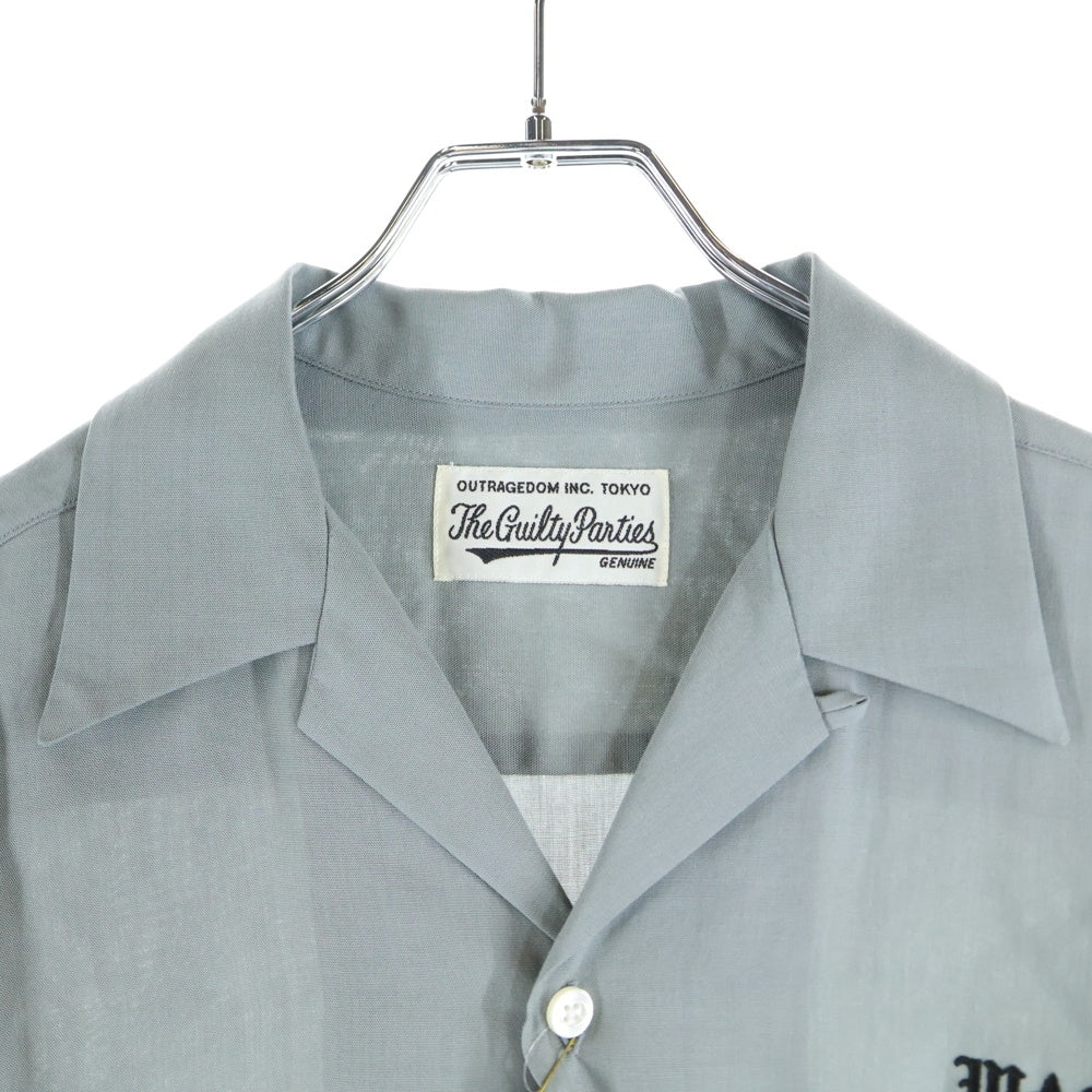 WACKO MARIA(ワコマリア) 24SS 50'S SHIRT L/S -TYPE 2 長袖シャツ グレー 24SS-WMS-OC07