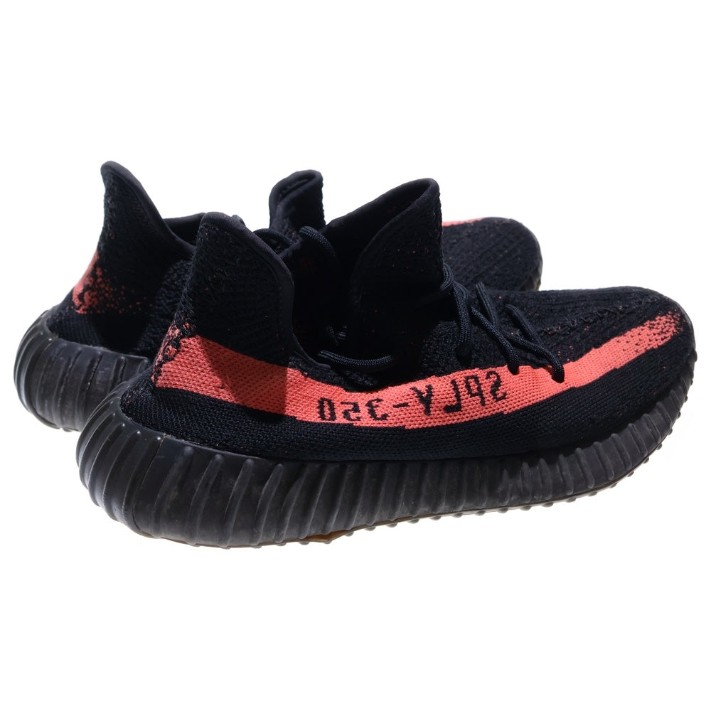 adidas YEEZY(アディダス イージー) YEEZY BOOST 350 V2 Core Black イージーブースト ローカットスニーカー ブラック/オレンジ 28.5cm BY9612