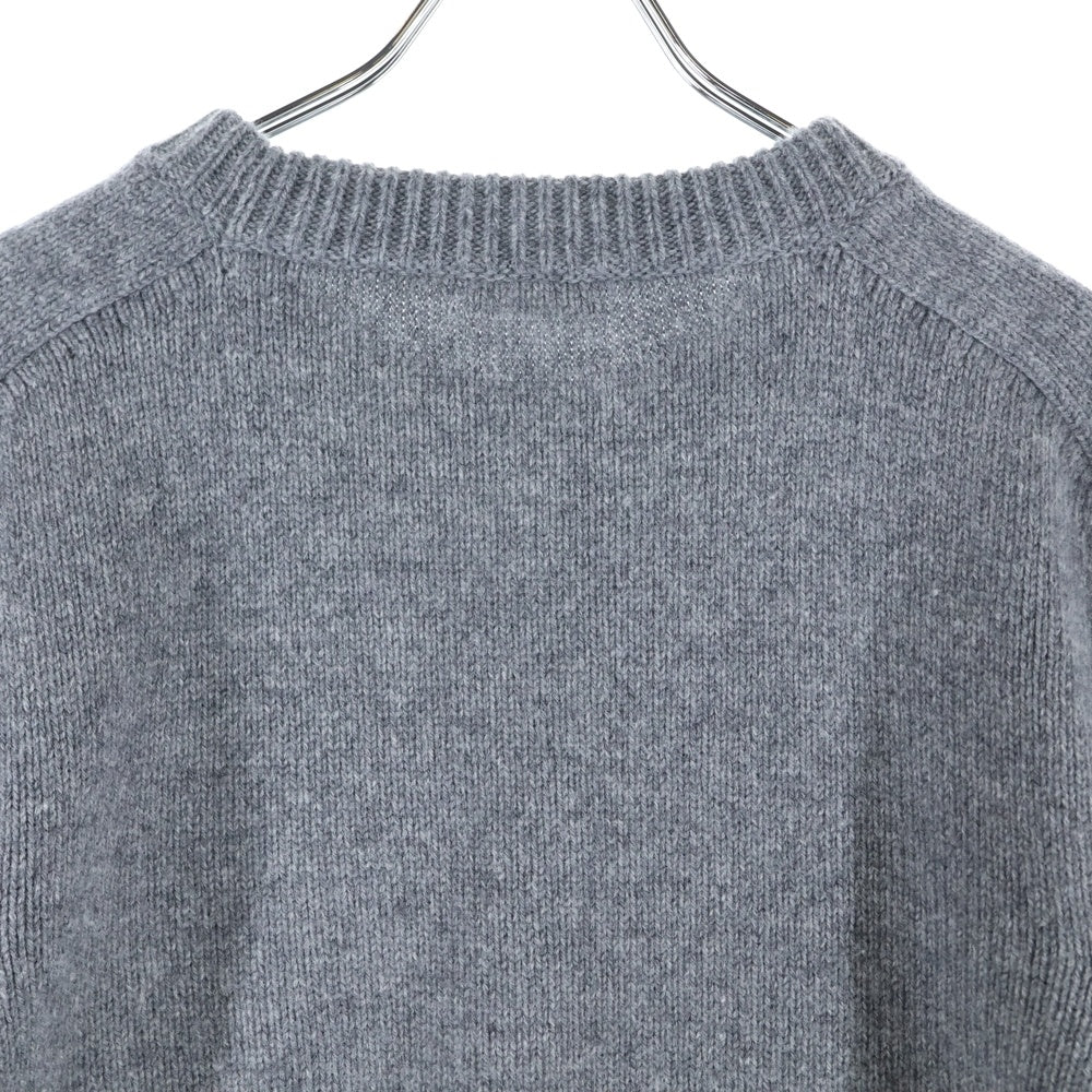 CELINE(セリーヌ) トリオンフ刺繍 クルーネックセーター ニット グレー 2AC85048T