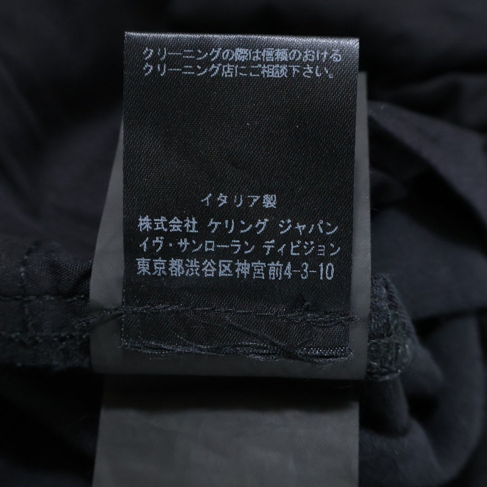 SAINT LAURENT PARIS(サンローランパリ) 18SS ローウエスト スキニーデニムパンツ ブラック 525173 YG869