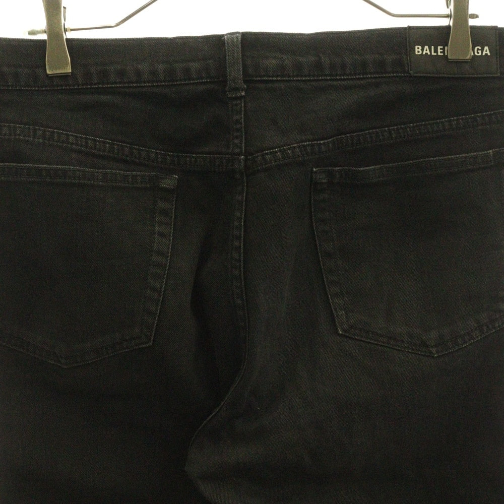 BALENCIAGA(バレンシアガ) ウォッシュド スキニーデニムパンツ ブラック 557340