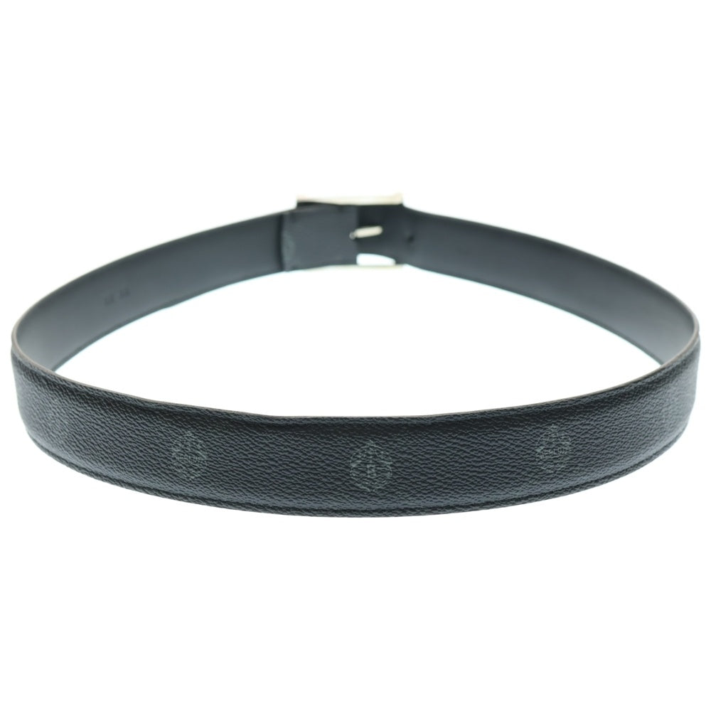 Berluti(ベルルッティ) スクエアバックル シグネチャー レザーベルト ブラック