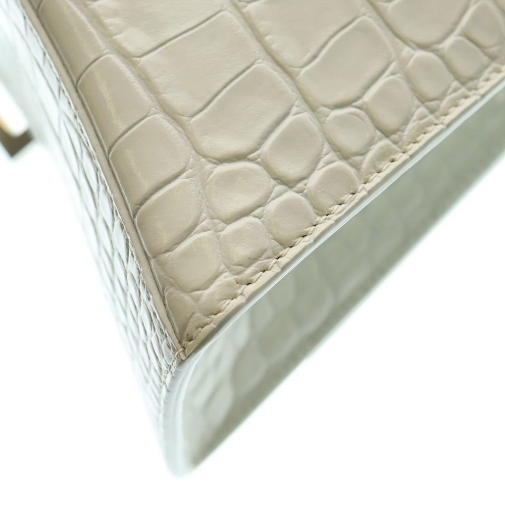 BALENCIAGA(バレンシアガ) Hourglass アワーグラス WAYハンドバッグ ショルダーバッグ ホワイト 593546