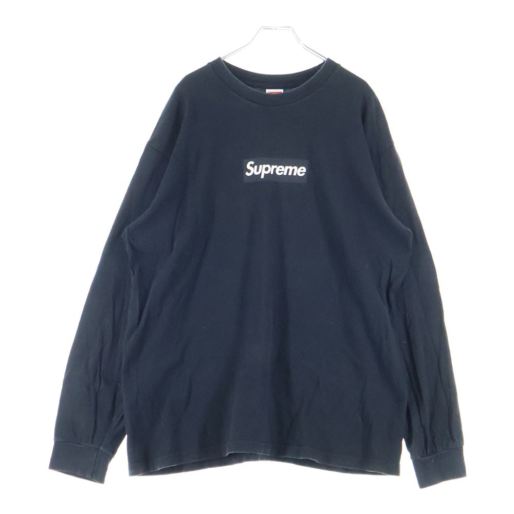 SUPREME(シュプリーム) 20AW Box Logo L/S Tee ボックスロゴ クルーネック ロングスリーブ 長袖Tシャツ ブラック
