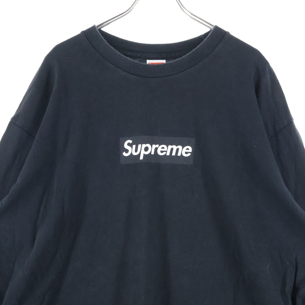 SUPREME(シュプリーム) 20AW Box Logo L/S Tee ボックスロゴ クルーネック ロングスリーブ 長袖Tシャツ ブラック