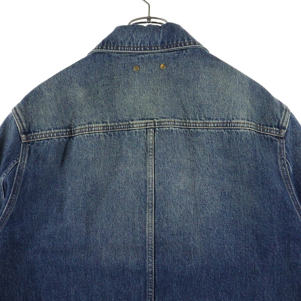 LOUIS VUITTON(ルイヴィトン) モノグラム ジップアップ デニムワークジャケット RM232Q Y38 HPA46W インディゴ