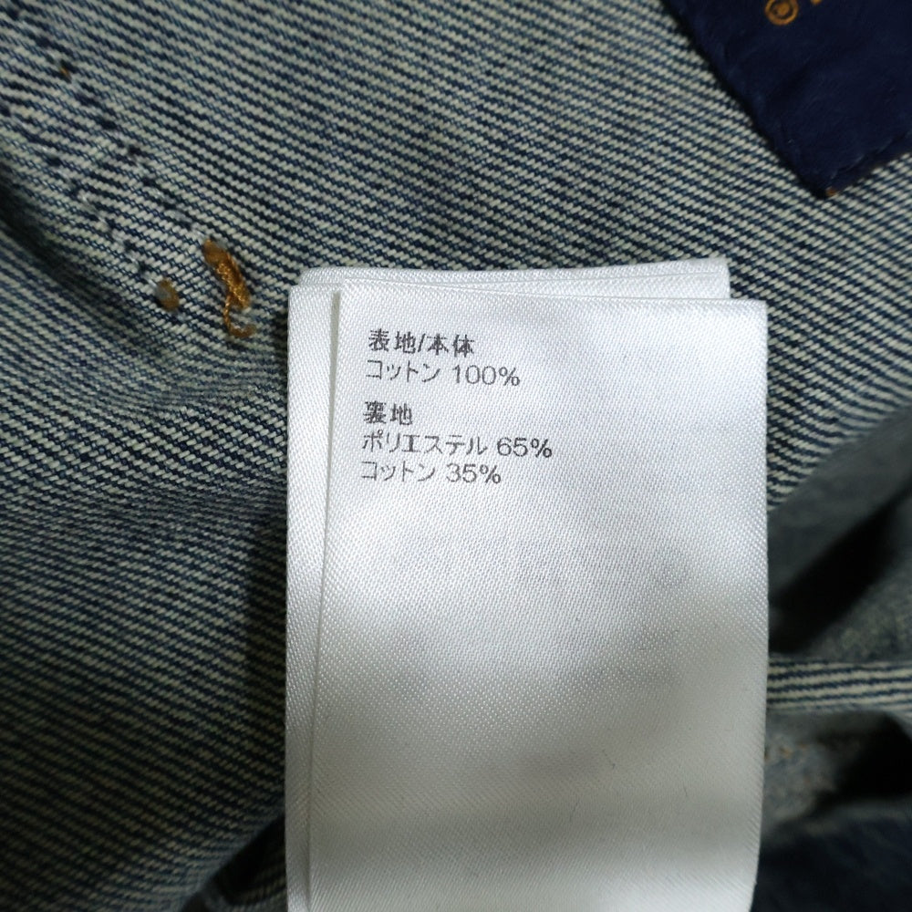LOUIS VUITTON(ルイヴィトン) モノグラム ジップアップ デニムワークジャケット RM232Q Y38 HPA46W インディゴ