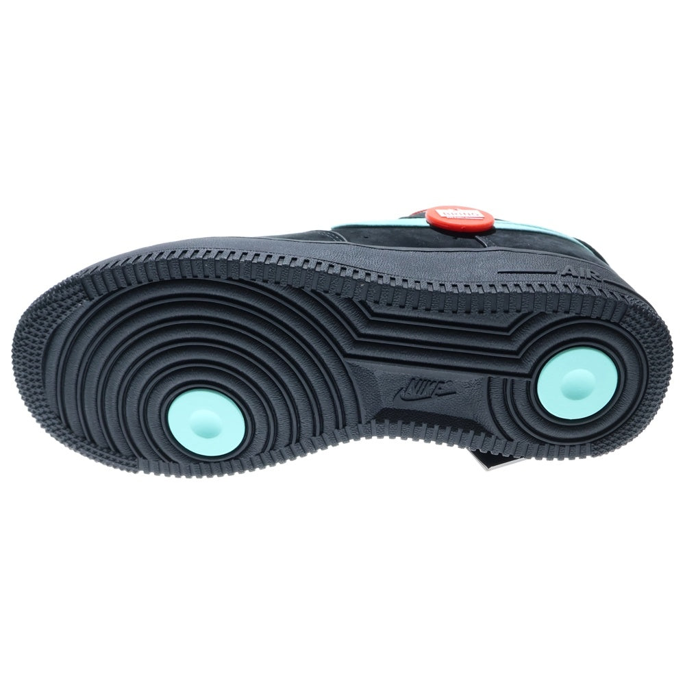 NIKE(ナイキ) ×TIFFANY&CO AIR FORCE 1 LOW 1837 BLACK DZ1382-001 ティファニー エアフォース1 1837 ローカットスニーカー ブラック レディース US6/24cm DZ1382-001