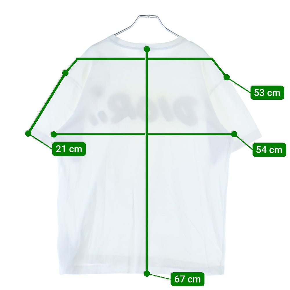 DIOR(ディオール) 19SS×KAWS BEE LOGO TEE カウズ ビー刺繍 半袖Tシャツ ホワイト 923J611X1241