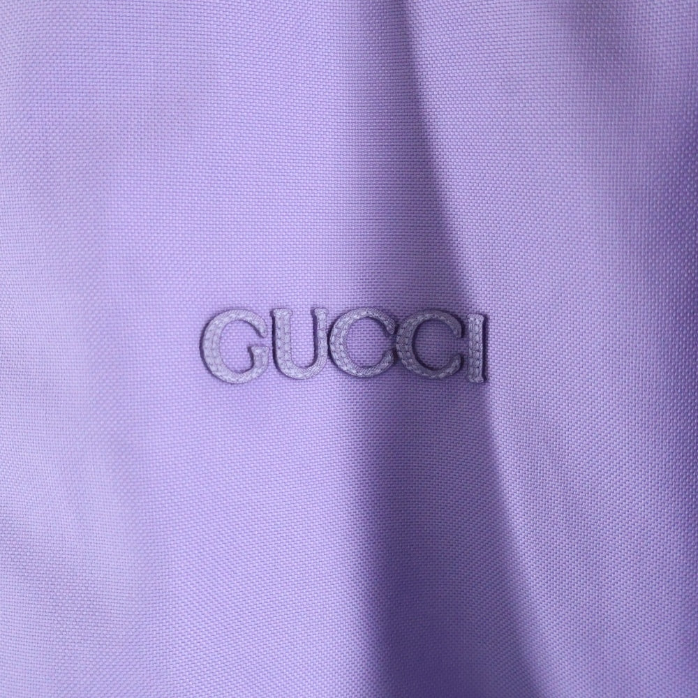 GUCCI(グッチ) GGナイロン リバーシブルジャケット ブルゾン グレー/パープル 795697